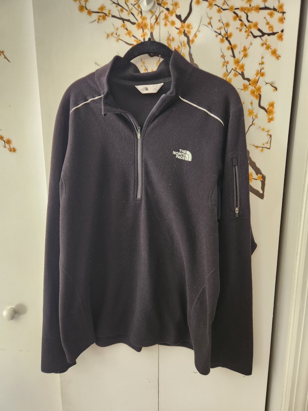 The North Face Black Men's Half-Zip Fleece Pullover
